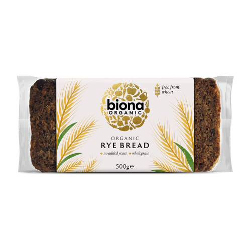Biona Rye Bread Organic 500g Pack of 7