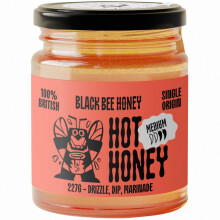 Black Bee Hot Honey with Habanero Chilli British Wildflower Chilli Honey M