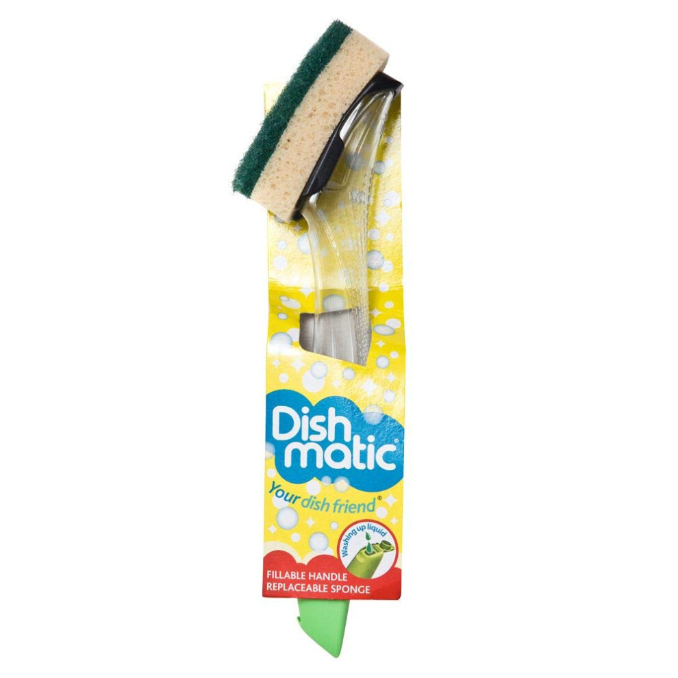 Dishmatic Washing Up Brush With Sponge From Carasellecolour Of Handle May V