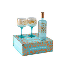 SILENT POOL Ultra Premium London Dry Gin Gift Box With 2 Copa Glasses Awa