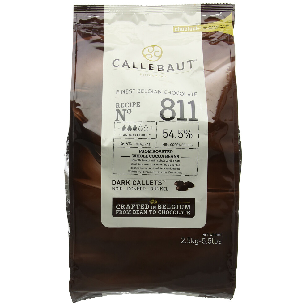 Callebaut Select Dark 545 Percent Chocolate 811 Callets 25 Kg
