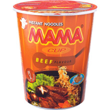 Mama Instant Cup Noodle with Beef Flavor 70 g TMAMACUPB