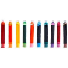 10 x Colored Ink Cartridges Fountain Pen Office Student Stationery Cartridges SC Disposable Ink Cartridges Refills M6E1