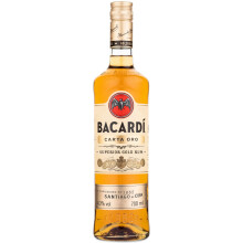 BACARDÍ Carta Oro Superior Gold Rum 40 ABV 70cl 700ml Iconic Caribbean Rum