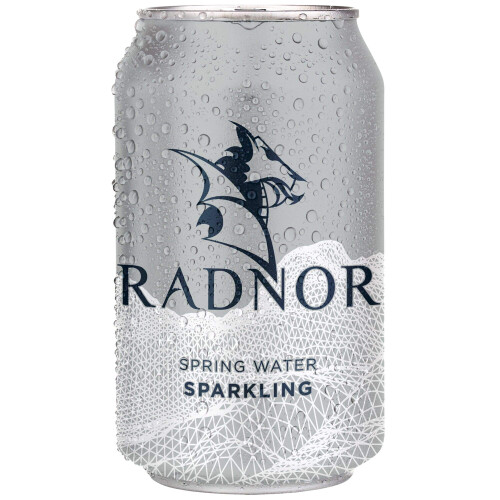 Radnor Sparkling Spring Water Cans  330ml Box 24