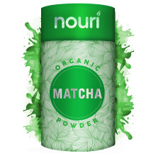 NOURI Organic Matcha Green Tea Powder 100 g 100 servings  Ceremonial Grade