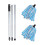Addis Addis Mega 100 Microfibre AntiBac 3 pcs Handle  Twin Extra Mop Refill Pack 4