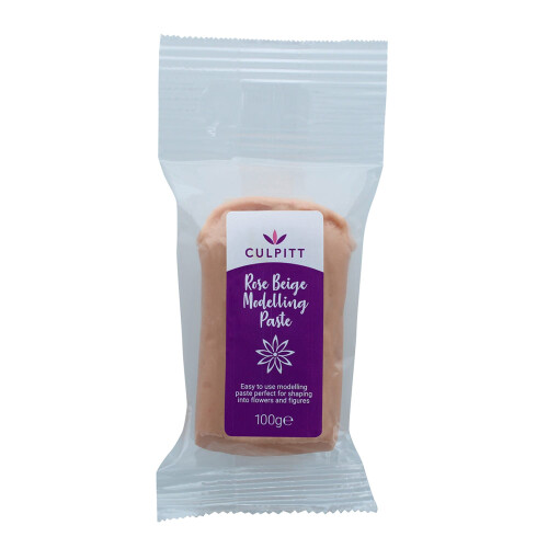 Culpitt Modelling Paste Rose Beige Sugarpaste Gumpaste For Cake Decorating