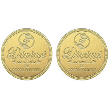 Divine Giant Milk Chocolate Coin 58g Pack of 2