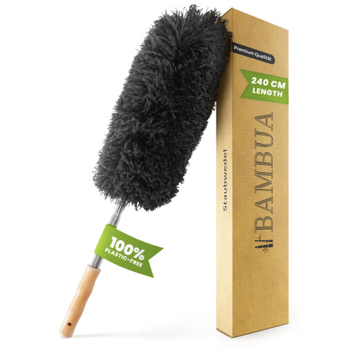 BAMBUA Feather Duster Extendable  Premium Quality MultiPurpose Extendable