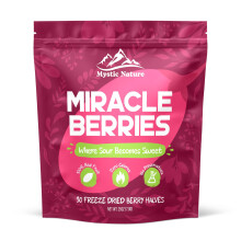 Mystic Nature Miracle Berries Zero Calories Zero Sugar 100 Natural Fruit