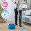 Spontex Aqua Revolution System Xtra Floor Mop and Bucket Set with Free Refi 4