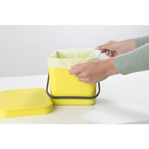 Brabantia Brabantia 419683 Food Waste Caddy Compostable Bin Liners 6 L x10 Code S Gre 2