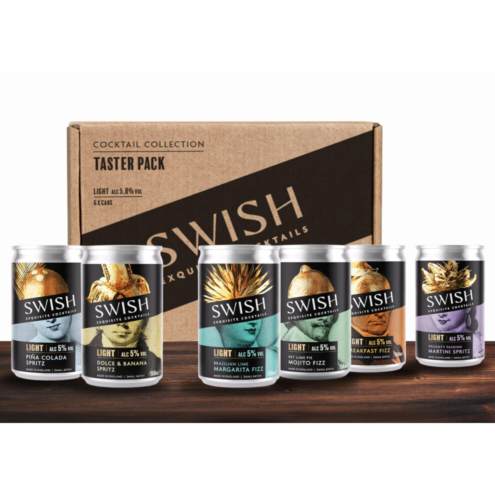 Swish Cocktails Taster Pack Premixed Cocktails Ready To Drink Pina Colada