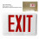 Professional LED Exit Sign AC85‑265V 1000mAh Wall/Ceiling Install 3