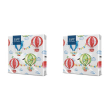 PAW Napkins 3Ply 33 x 33 cm I 20 Pieces I Perfect for Childrens Birthdays