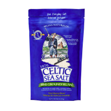Fine Ground Celtic Sea Salt 16 Ounce Resealable Bag Great for Cooking Baki