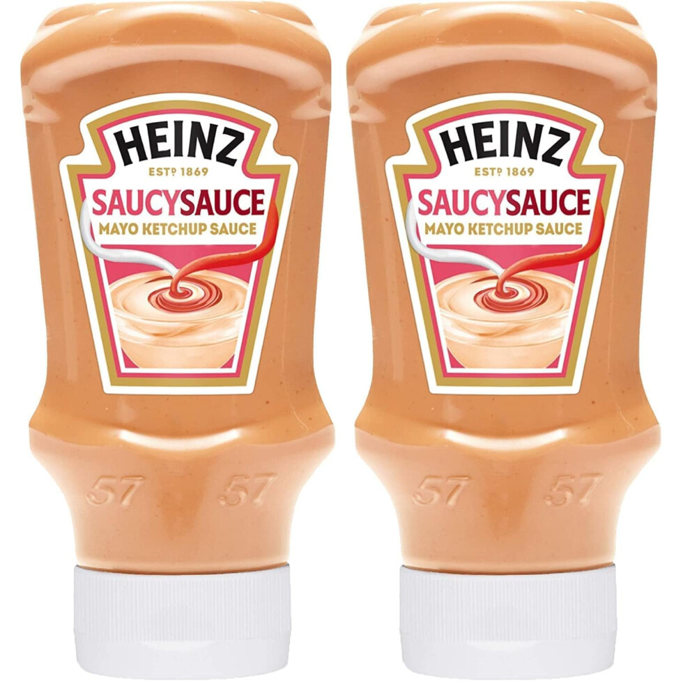 Heinz Saucy Sauce Mayo Ketchup Sauce 425 G Pack Of 2