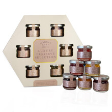 Pack of 6 Market Lane Luxury Jams and Preserves Selection Gift Set Apricot