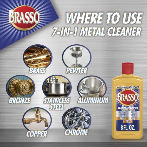 Brasso MultiPurpose Metal Polish 8 oz 1