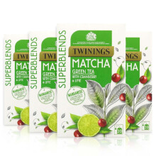 Twinings Superblends Matcha Green Tea with Cranberrry Lime 80 Teabags Mult