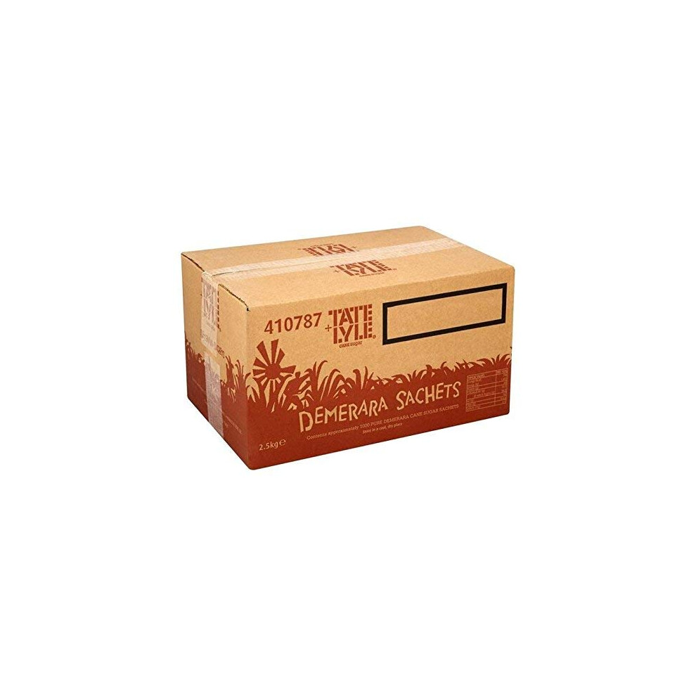 Tate & Lyle Tate Lyle Demerara Sugar Sachets 1000 Per Pack
