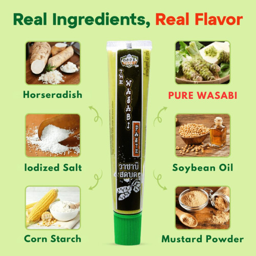 WasabiO Real Wasabi Paste  Authentic Japanese Wasabi Paste for Sushi  Dishe 1