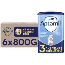 Aptamil 3 Toddler Baby Milk Powder Formula 12 Years 800g Pack of 6 Packagi