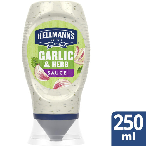Hellmanns Garlic and Herb Sauce 260 g 2