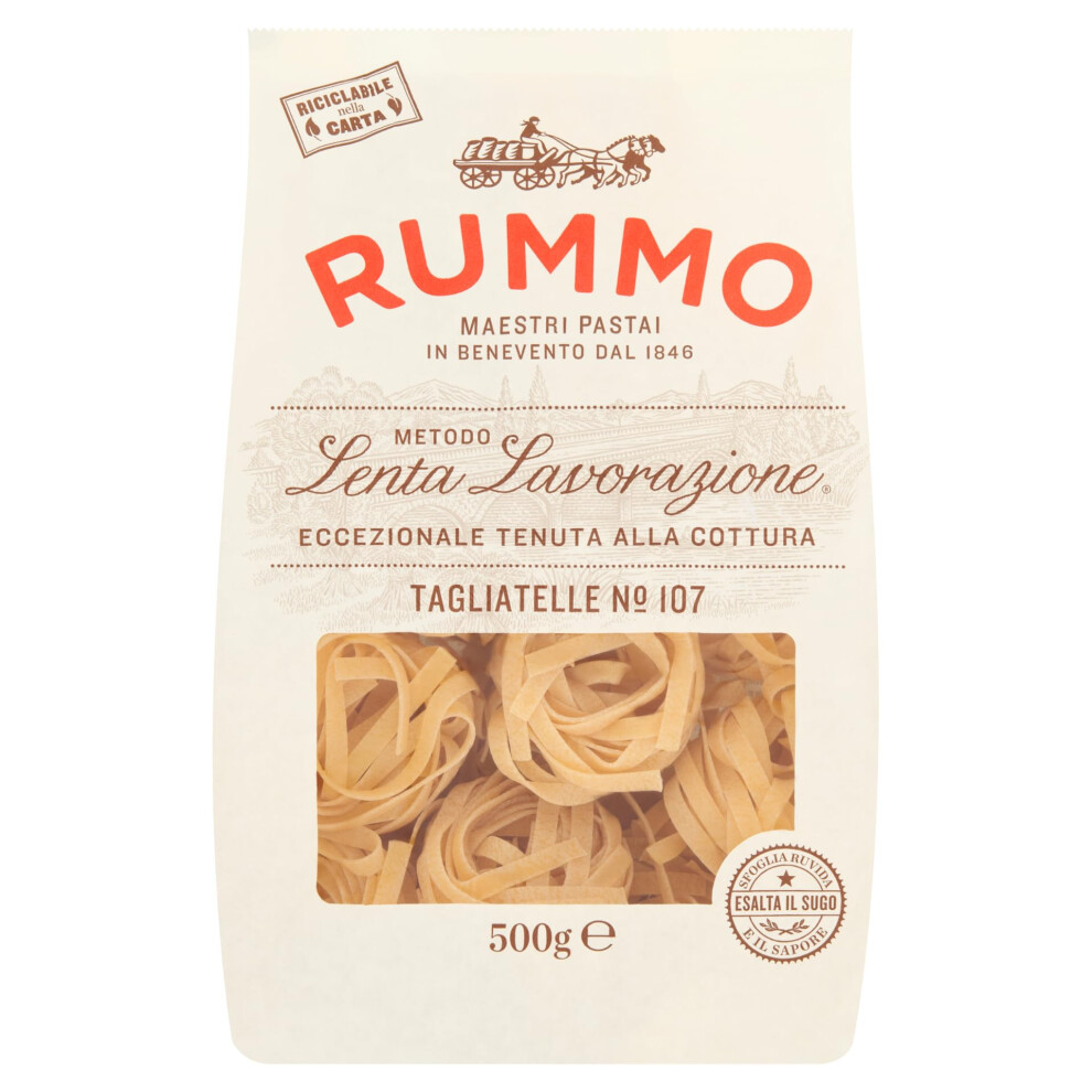 Rummo Tagliatelle Pasta No107 Authentic Italian Pasta Nests Delicately Cra
