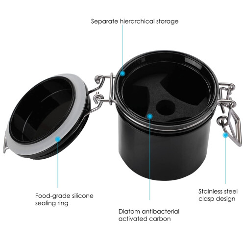 Eyelash glue storage container, activated sealed storage cylinder for lash extensions 1