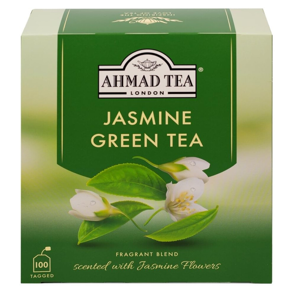 Ahmad Tea 100 Teabags Jasmine Tea 1 X 100 Teabags Green