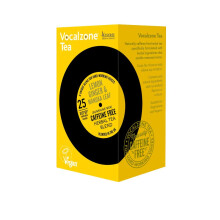Vocalzone Tea for Throat Voice Care – Lemon Ginger Manuka Leaf Caffeine F