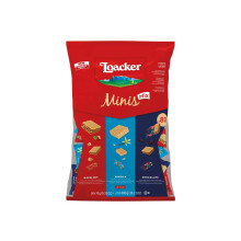 Loacker Minis Crispy Waffers Hazelnut Vanilla Biscuits 800g Chocolate 1 cou