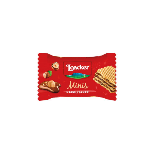 Loacker Minis Crispy Waffers Hazelnut Vanilla Biscuits 800g Chocolate 1 cou 2