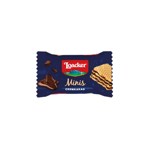 Loacker Minis Crispy Waffers Hazelnut Vanilla Biscuits 800g Chocolate 1 cou 1
