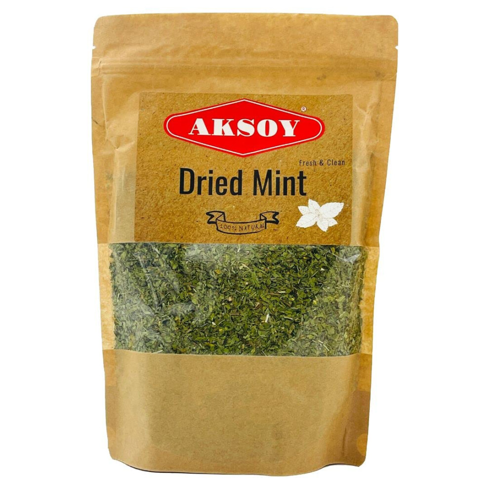Aksoy Mint Leaves 250G Premium Dried Mint Leaves For Refreshing Mint And Ic