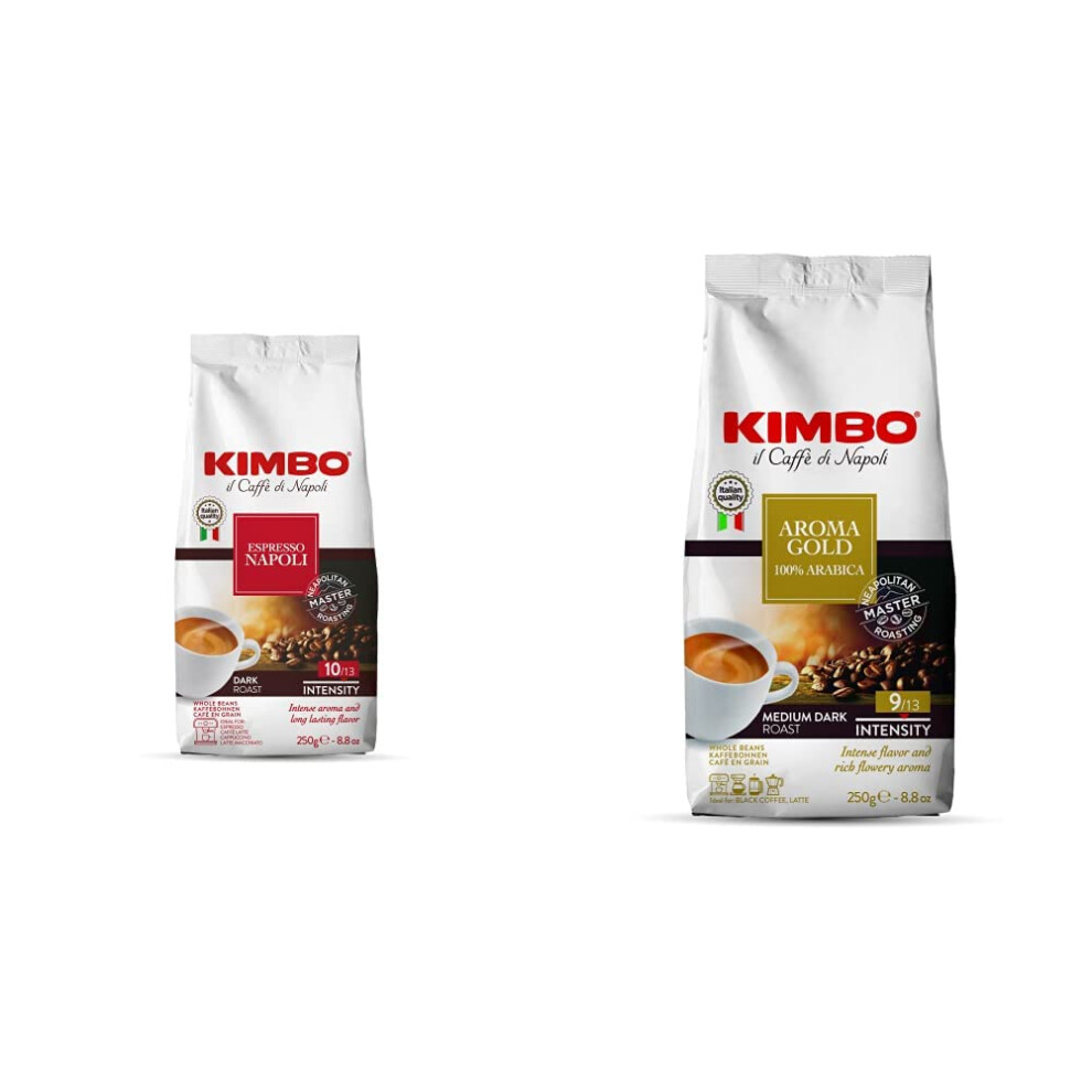 Kimbo Coffee Espresso Napoli Coffee Beans Authentic Roast Italian Coffee Be