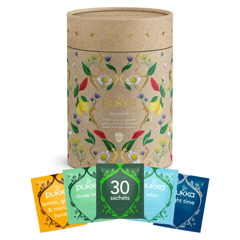 Pukka Herbs Gourmet Favourites Herbal Tea Selection Gift Set Box Some Of