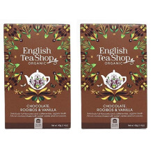 English Tea Shop Chocolate Rooibos Vanilla 20 Tea Bag Sachets 40 g Pack
