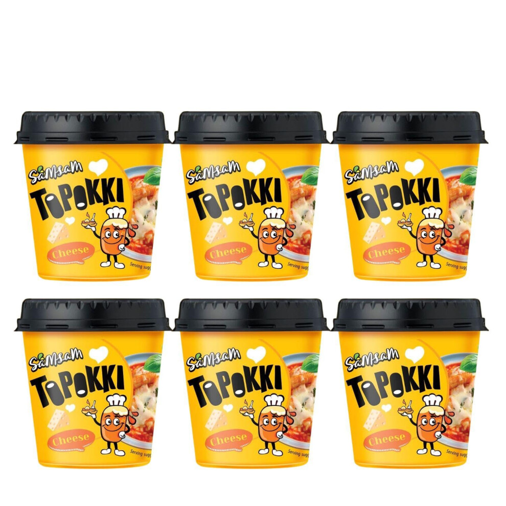 Samsam Instant Tteokbokki Topokki Korean Rice Cakes Chewy Street Snack Mult
