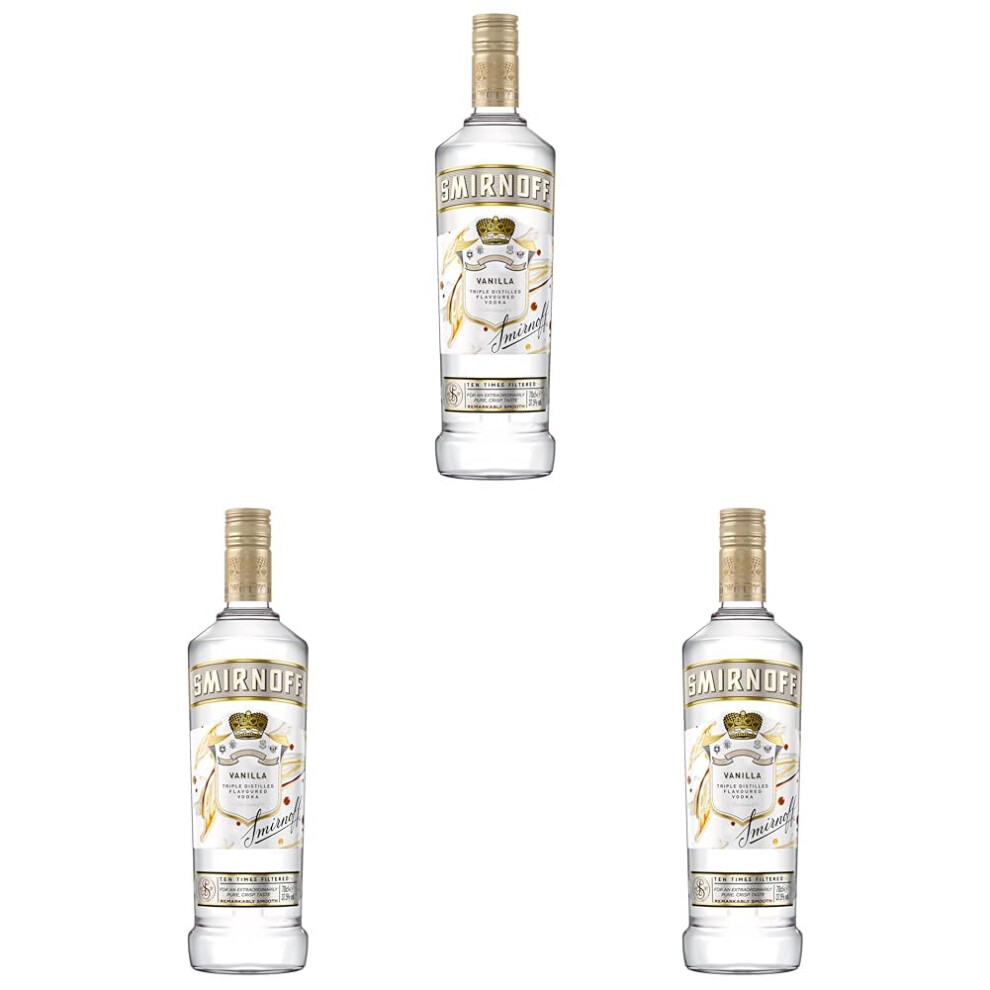 Smirnoff Vanilla Flavoured Vodka 375 Vol 70Cl Made With Vanilla Flavours