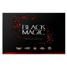 Black Magic Dark Chocolate Box 174g Luxury Assorted Dark Chocolates Gift Se