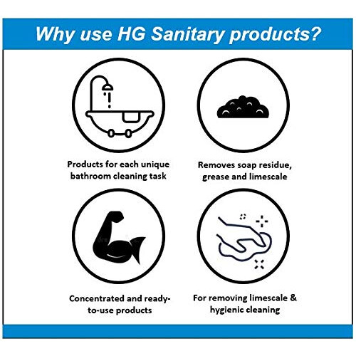 HG HG Limescale Remover Concentrate  Powerful Bathroom Limescale Cleaner  Mult 2