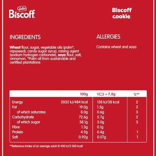 Biscoff  Caramelised Biscuit  Ingredients from natural origin  Vegan  No co 1