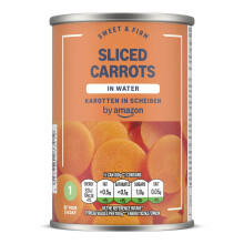 by Amazon Sliced Carrots In Water 300g Pack of 6