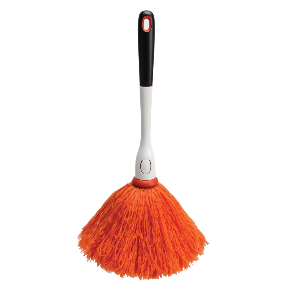 Oxo 1373380 Good Grips Microfibre Delicate Duster Inoxidable Orange