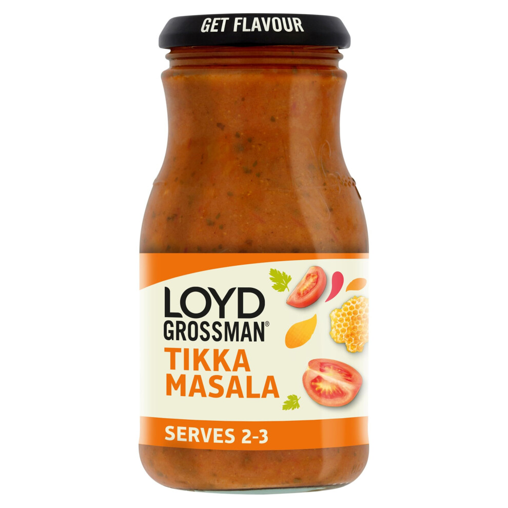 Loyd Grossman Indian Tikka Masala Sauce – Creamy Tomato Yogurt Honey Blend