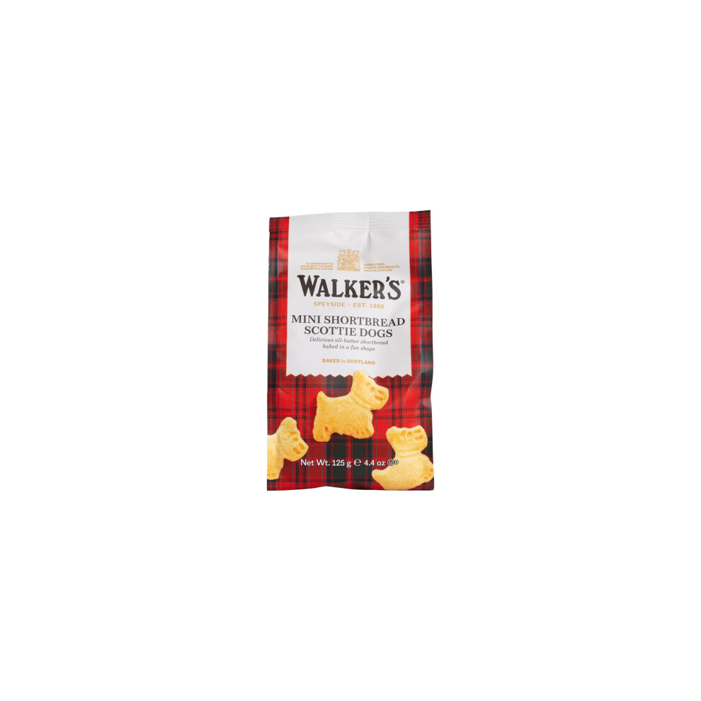 Walkers Shortbread Mini Scottie Dogs Bag – Traditional Scottish Butter Bisc