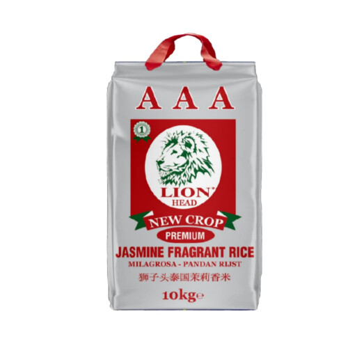 Lion Head AAA Premium Jasmine Fragrant Rice 10kg